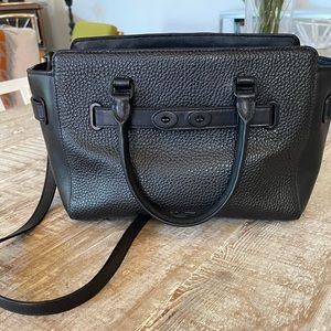 Black coach purse